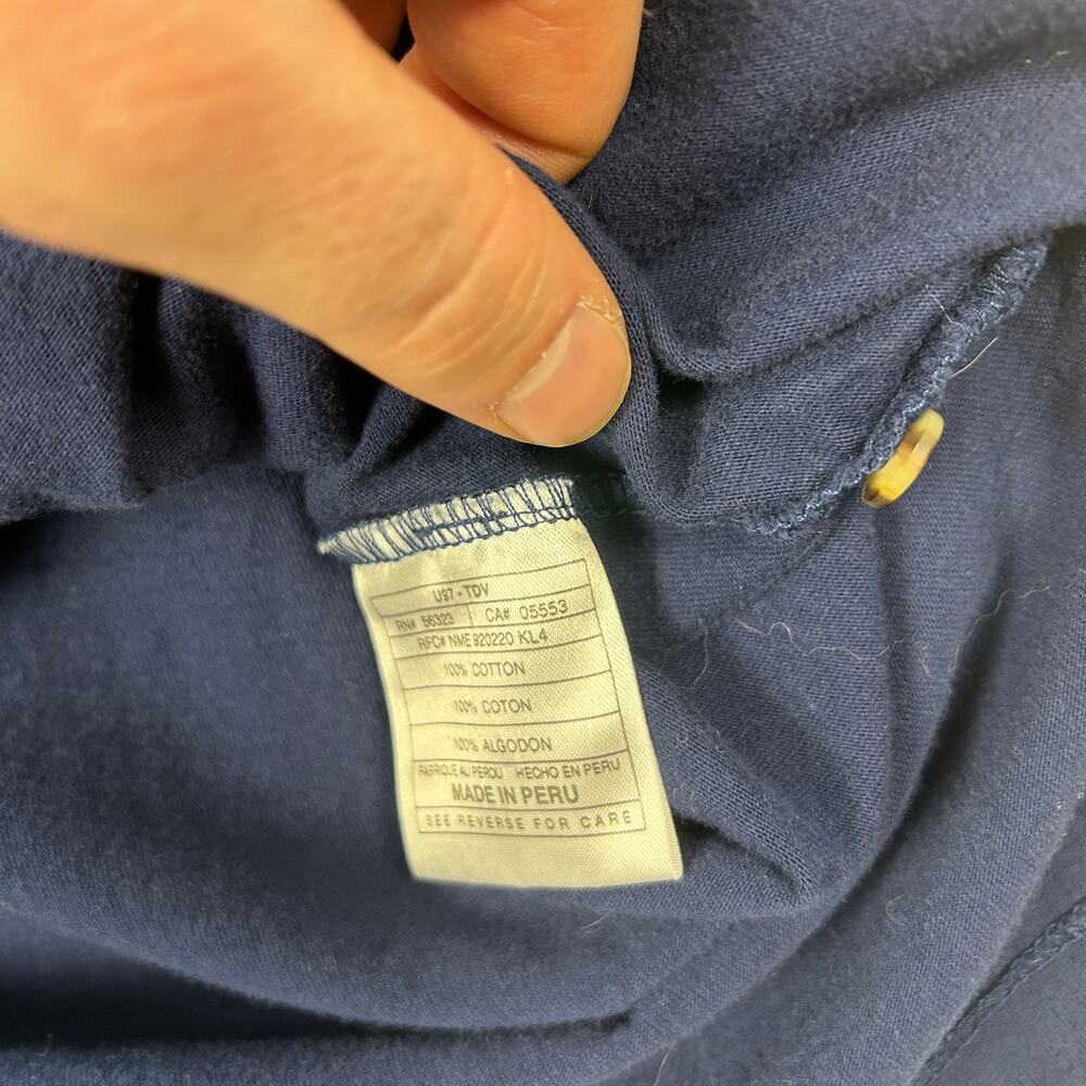 Vintage Nike Golf Men’s Polo Shirt, Navy Blue, Indian River Plantation, Large - Picture 7 of 10
